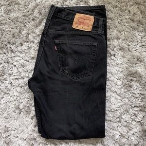 Levi’s 501 Original Fit Black Jeans - Size 34 x 32